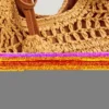 Borsa Tote in rafia