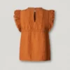 Camicetta con dettagli plissettati
