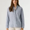 Camicia a righe dal taglio morbido Camicia a righe dal taglio morbido