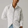 Camicia a righe dal taglio regolare