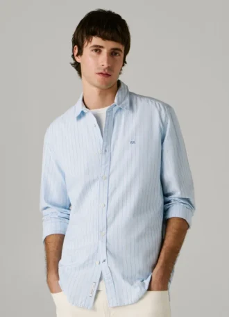 Camicia a righe dal taglio regolare