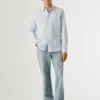 Camicia a righe dal taglio regolare