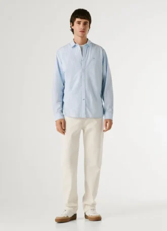 Camicia a righe dal taglio regolare