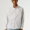 Camicia a righe dal taglio regolare