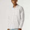 Camicia a righe dal taglio regolare
