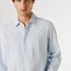 Camicia a righe dal taglio regolare