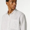 Camicia a righe dal taglio regolare