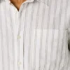 Camicia a righe dal taglio regolare