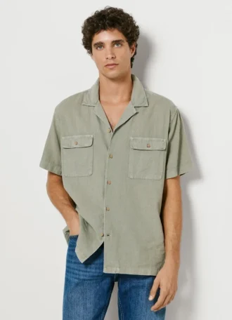 Camicia con colletto cubano