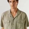 Camicia con colletto cubano