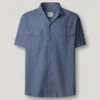 Camicia con colletto cubano
