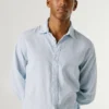 Camicia dalla vestibilità regolare con stampa geometrica Camicia dalla vestibilità regolare con stampa geometrica