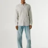 Camicia dalla vestibilità regolare con stampa geometrica Camicia dalla vestibilità regolare con stampa geometrica