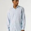 Camicia dalla vestibilità regolare con stampa geometrica Camicia dalla vestibilità regolare con stampa geometrica