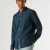Camicia dalla vestibilità regolare tinta in capo Camicia dalla vestibilità regolare tinta in capo