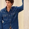 Camicia in denim dalla vestibilità regolare Camicia in denim dalla vestibilità regolare