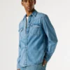 Camicia in denim dalla vestibilità regolare Camicia in denim dalla vestibilità regolare