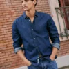 Camicia in denim slim fit