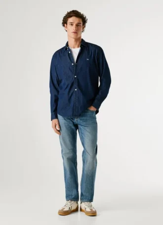 Camicia in denim slim fit