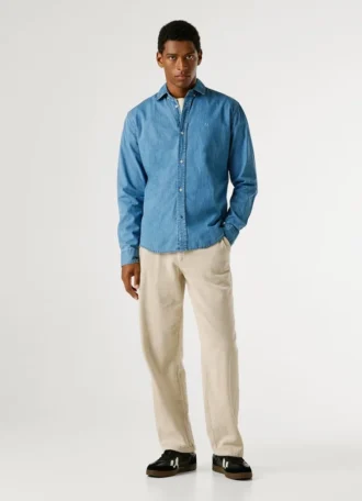 Camicia in denim slim fit