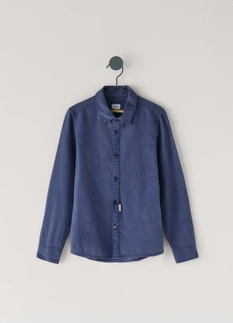 Camicia in lino dalla vestibilità regolare