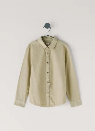 Camicia in lino dalla vestibilità regolare