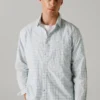 Camicia in popeline a quadri, vestibilità regolare Camicia in popeline a quadri, vestibilità regolare