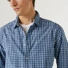 Camicia in popeline a quadri, vestibilità regolare Camicia in popeline a quadri, vestibilità regolare