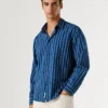 Camicia in popeline a righe Camicia in popeline a righe