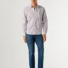 Camicia in popeline a righe, vestibilità regolare Camicia in popeline a righe, vestibilità regolare