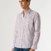 Camicia in popeline a righe, vestibilità regolare Camicia in popeline a righe, vestibilità regolare