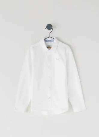 Camicia in popeline dalla vestibilità regolare