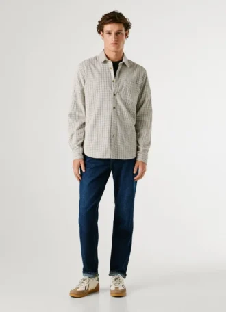 Camicia in velluto a coste, vestibilità regolare