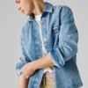 Camicia oversize in denim dalla vestibilità comoda