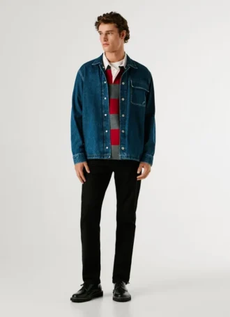 Camicia oversize in denim dalla vestibilità comoda