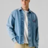 Camicia oversize in denim dalla vestibilità comoda