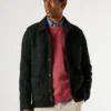 Camicia oversize in misto lana