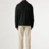 Camicia oversize in misto lana