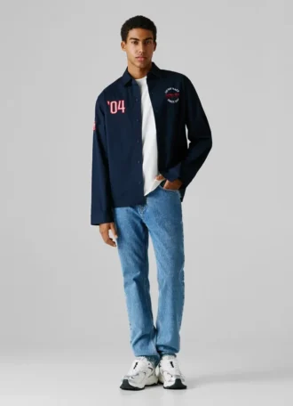 Camicia oversize in twill