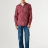 Camicia slim fit in popeline a quadri Camicia slim fit in popeline a quadri