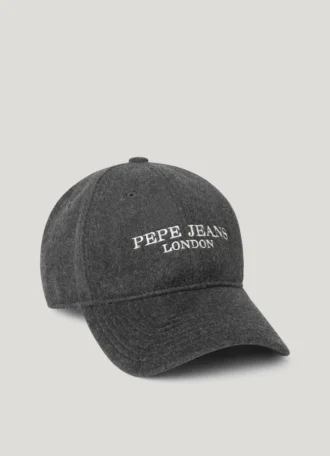 Cappellino con logo ricamato