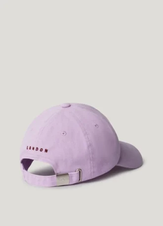 Cappellino in twill con logo ricamato