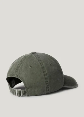 Cappellino in twill con logo ricamato
