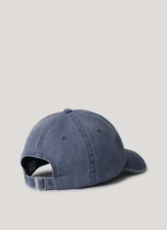 Cappellino in twill con logo ricamato