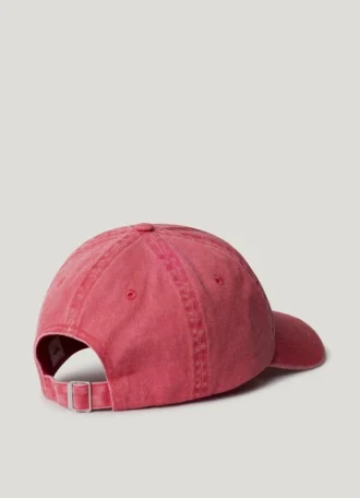 Cappellino in twill con logo ricamato