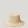 Cappello a secchiello in rafia Cappello a secchiello in rafia