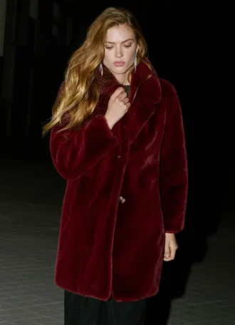 Cappotto in pelliccia sintetica