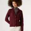Cardigan in maglia con paillettes Cardigan in maglia con paillettes