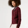 Cardigan in maglia con paillettes Cardigan in maglia con paillettes