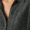 Cardigan in maglia con paillettes Cardigan in maglia con paillettes